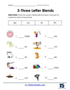 3-Letter Blends Worksheets - 15 Worksheets.com