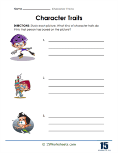 Character Traits Worksheets - 15 Worksheets.com