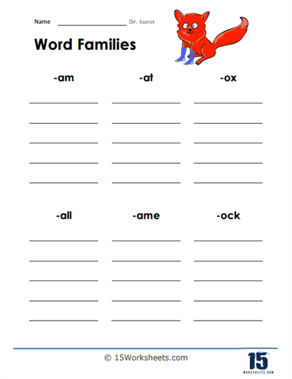 Word Family Whimsy