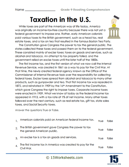Taxation In The U.S.