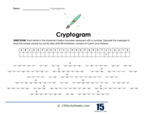 Cryptograms Worksheets 15 Worksheets com Cryptograms Worksheets 15 Worksheets com