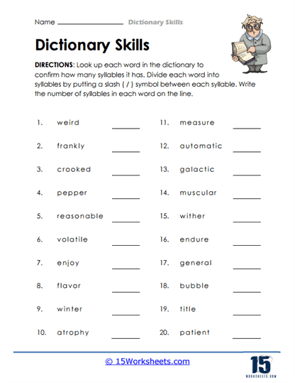 Dictionary Skills #5
