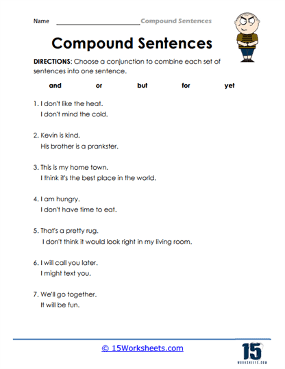 Compound Sentences #5
