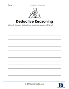 Deductive Reasoning Worksheets - 15 Worksheets.com