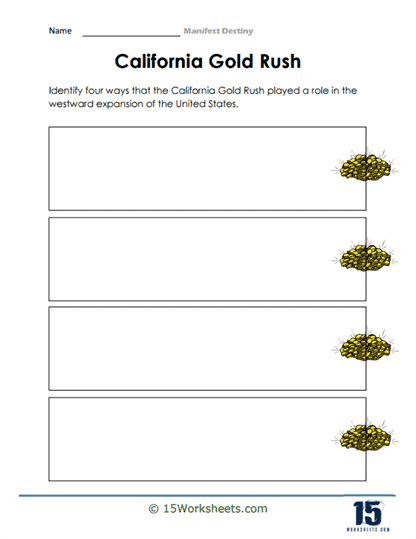 Manifest destiny worksheet