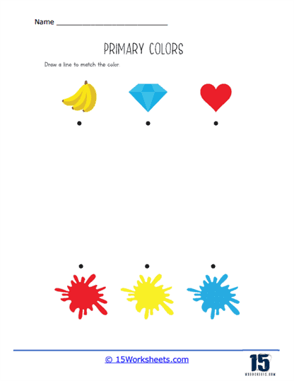 Primary Colors Worksheets