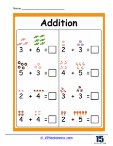 Adding Objects Worksheets - 15 Worksheets.com