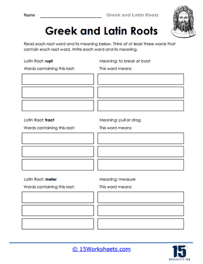 Greek and Latin Roots #5
