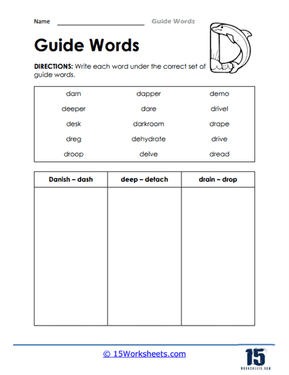 Guide Words #5