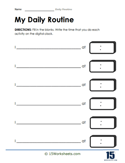 Daily Routines #6