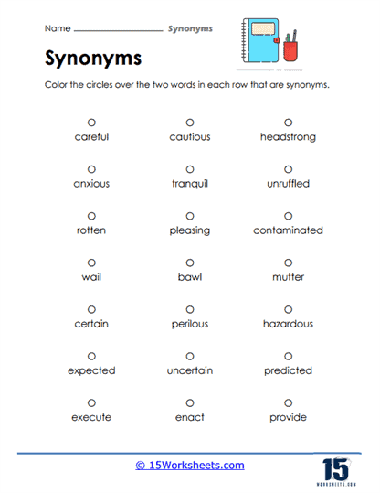 Synonyms #6