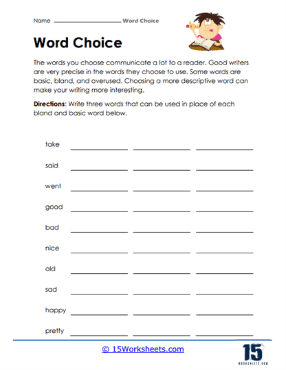 Word Choices #6