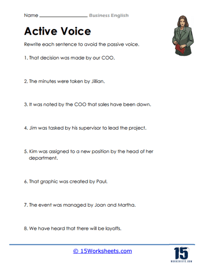 The Strength of Active Voice