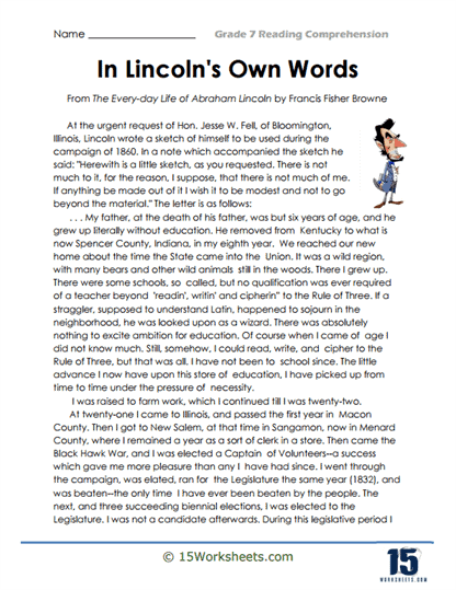 In Lincoln's Own Words