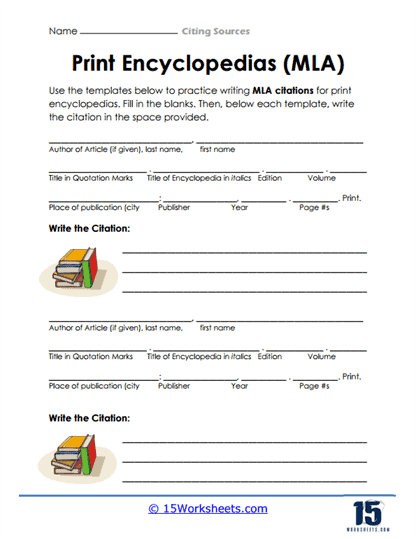 Print Encyclopedias (MLA)