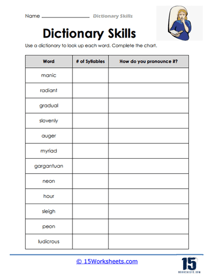 Dictionary Skills #7