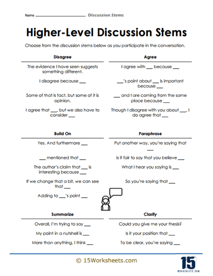 Discussion Stems #7