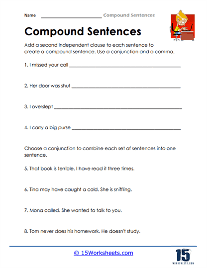 Compound Sentences #7