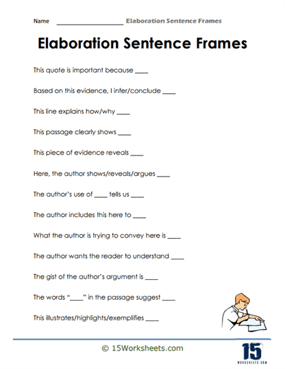 Elaboration Sentences #7
