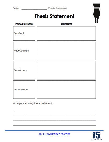 thesis statement puzzles