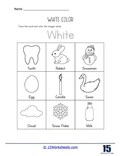 To Color or Not to Color Worksheet