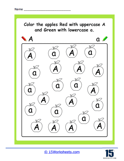 Red and Greens Worksheet