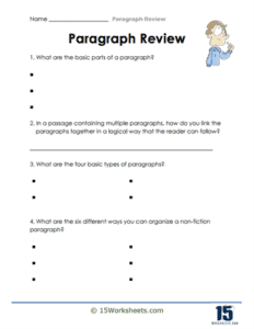 Paragraph Review Worksheets - 15 Worksheets.com