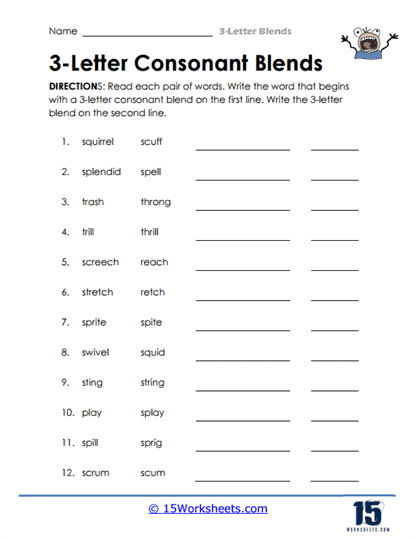 Consonant Combos