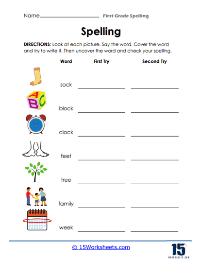 Say It and Cover It Worksheet
