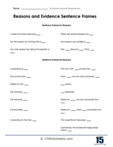 Evidence Based Writing Worksheets | Source Credibility - 15 Worksheets.com