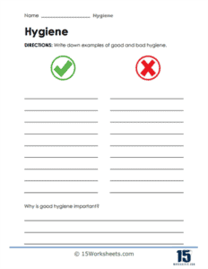 Personal Hygiene Worksheets Life Skills 15 Worksheets com