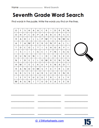 Word Searches #8