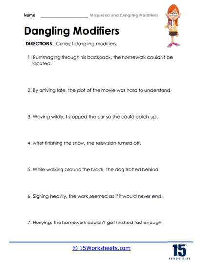 Dangling Modifiers #8
