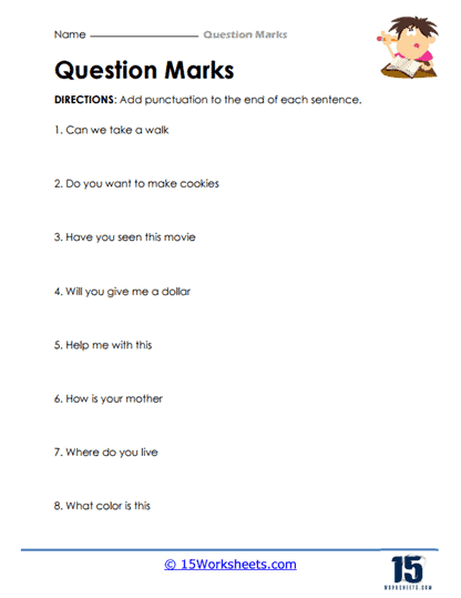 Question Marks #8