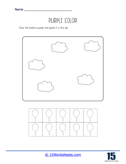 In The Clouds Worksheet