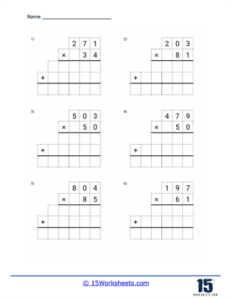 Long Multiplication Worksheets - 15 Worksheets.com