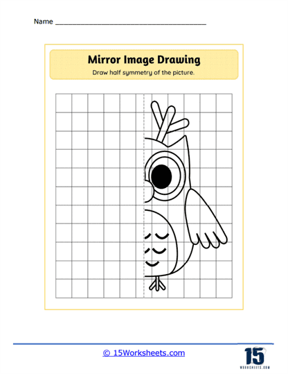 Mirror Images Worksheets