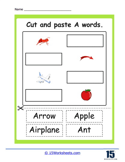 Word Paster Worksheet
