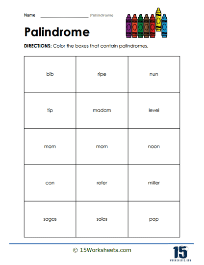 Palindromes #8