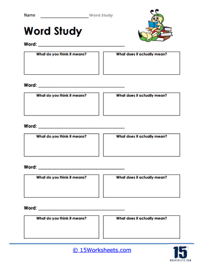 Word Study #9