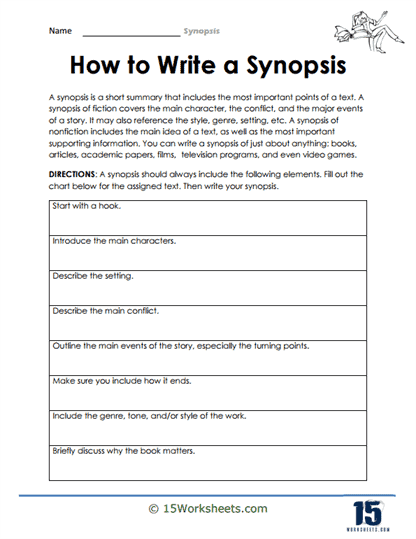 Synopsis Writing #9