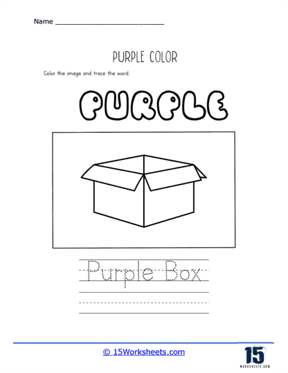 Purple Box Worksheet