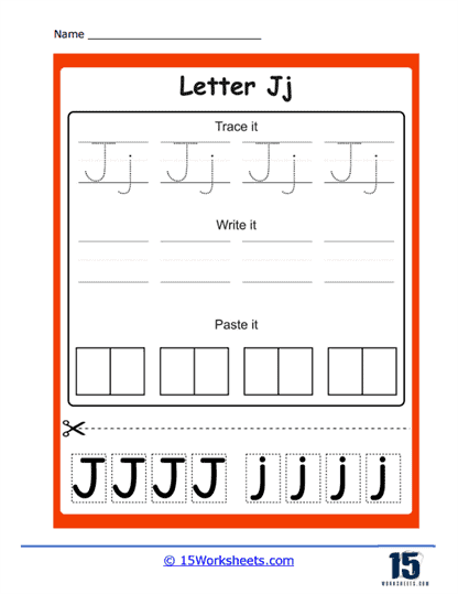 Practice With Letters Worksheet