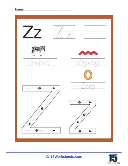 Z Pencil Movement Worksheet