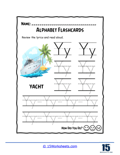 Alphabet Flashcards Worksheets - 15 Worksheets.com