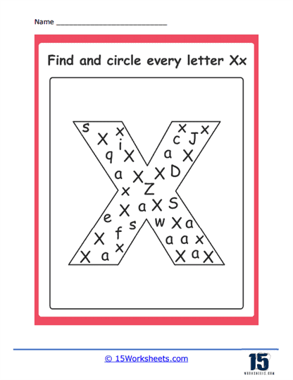 Xs in the X Worksheet