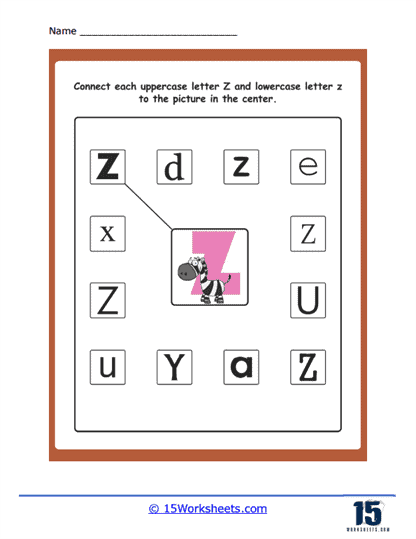 Connect the Zs Worksheet