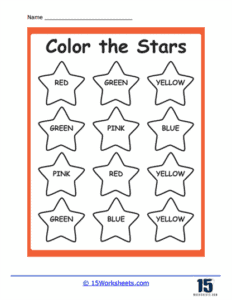 Learning Colors Worksheets - 15 Worksheets.com