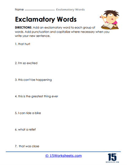 Exclamatory Words #7