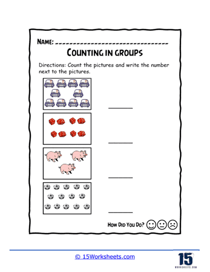 Counting The Groups Worksheet